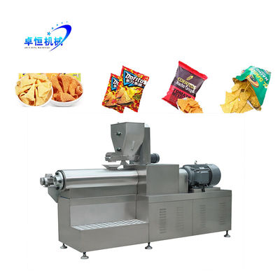 Nachos Tortilla Doritos Chips de maíz Frito Bocadillos Maquinaria de fabricación de alimentos línea de procesamiento