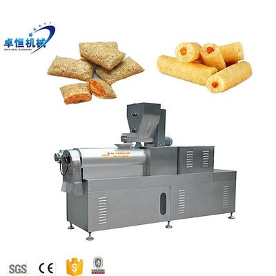 Ahorro energético de tiempo libre bocadillos de refrigeración de alimentos extrusora para la línea de producción de refrigeración de maíz