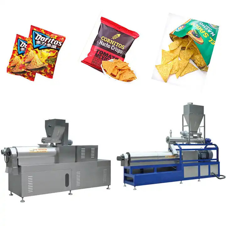380v Full Automatic Frito Bugles Chips Snack Maquina de hacer comida