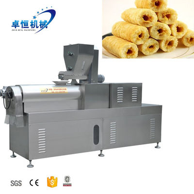 Máquina de procesamiento de alimentos extrusora de bocadillos de relleno de núcleo automático para hacer bocadillos