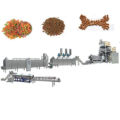 Equipo automático de fabricación de alimentos para perros con funcionalidad y condición versátiles
