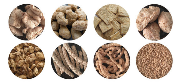 Maquinaria para el procesamiento de barras de proteína de soja de acero inoxidable texturizada para la producción de alimentos