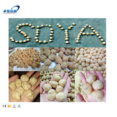 Maquinaria para el procesamiento de barras de proteína de soja de acero inoxidable texturizada para la producción de alimentos