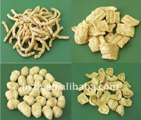 Línea de producción de alimentos texturizados extrusora de procesamiento para extrusión de polvo de soja en alimentos