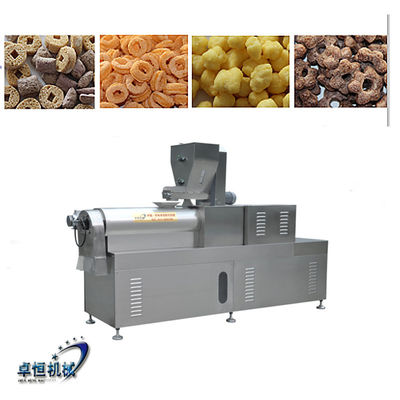 Máquina para hacer bocadillos para una fácil operación y en la producción de flocos de trigo de maíz