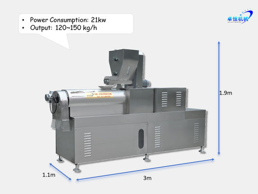 Máquina automática de fabricación de proteínas de soja eléctrica y de gas para aumentar la eficiencia