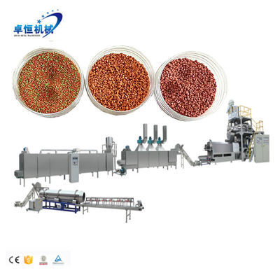 Máquina para la fabricación de alimentos para peces para todo tipo de peces Material de la máquina de acero inoxidable 201 304