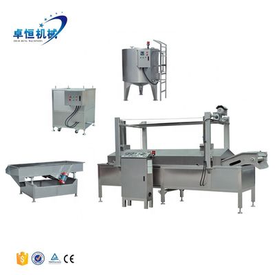 250 kg/h de acero inoxidable Frito Nacho Chips de maíz Snack Food Línea de producción para alimentos