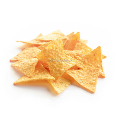 250 kg/h de acero inoxidable Frito Nacho Chips de maíz Snack Food Línea de producción para alimentos