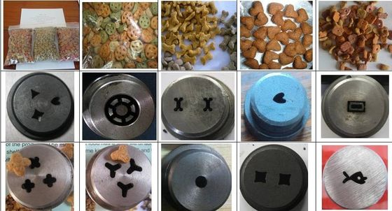 Línea de producción de alimentos para mascotas con extrusora de acero inoxidable totalmente automática