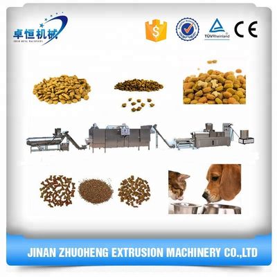 Máquina de procesamiento de alimentos para mascotas con extrusora de doble tornillo de gran capacidad para 220v/380v/50Hz de voltaje