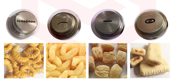 Extrusora de doble tornillo de 380V personalizada para la producción de papas de maíz hinchadas bocadillos alimentos