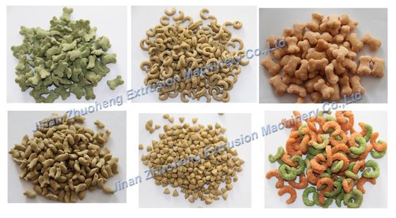 Línea de máquina de extrusión de acero inoxidable para procesamiento de alimentos para mascotas con motor Siemens opcional