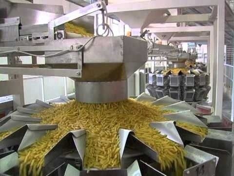 Máquina de producción de enlaces de macarrones en espiral para la línea de producción de pasta industrial personalizada