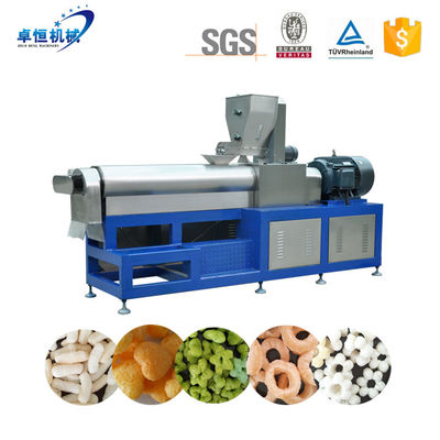 Apto para la fabricación de bocadillos alimenticios 90kw Máquina de extrusión multifuncional de bocadillos alimenticios