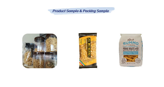 Línea de producción de maquinaria para hacer macarrones de pasta de 40 kg/h para la producción rápida y de macarrones