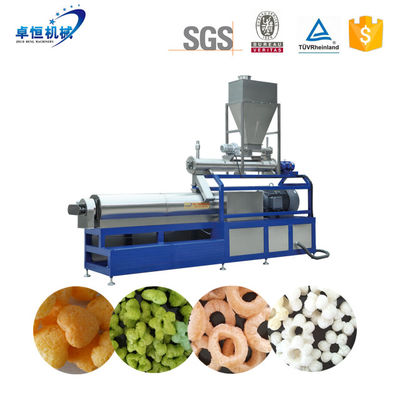 Línea de producción de extrusoras de bocadillos de maíz totalmente automáticas para procesamiento personalizado