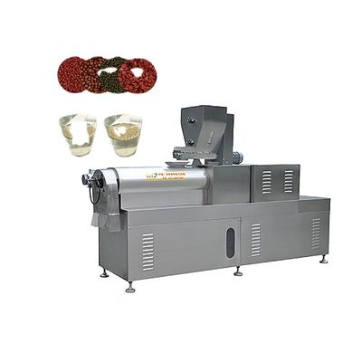 Máquina de extrusión de mezcladora de línea de producción de alimentos para mascotas para alimentos para peces con alto contenido de proteínas en los alimentos
