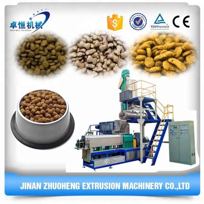 Electricidad Energía Equipo de producción de alimentos para mascotas de gran capacidad para perros, peces y gatos en tiendas de alimentos y bebidas