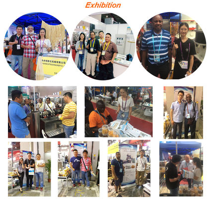 Línea automática de producción de polvo de maíz para bocadillos máquina de hacer arroz personalizado