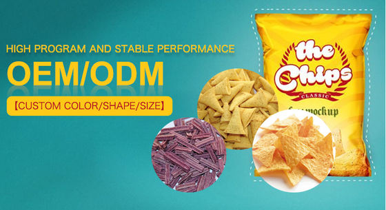 Ensalada Bugles Chips Bastones Snack Food Unidad de Extrusión Máquina con opciones de personalización