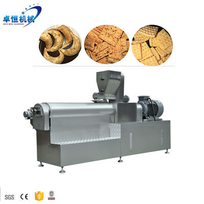Máquina de extrusión de bocadillos fritos de doble tornillo de acero inoxidable para papas tortillas de maíz Doritos