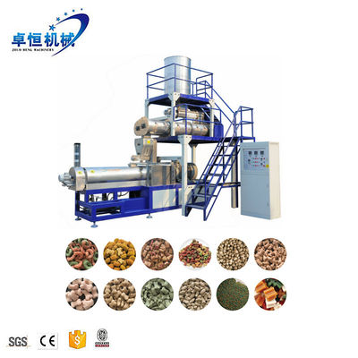 Máquina de extrusión de pellets para alimentación de perros CAT con línea de procesamiento automática completa