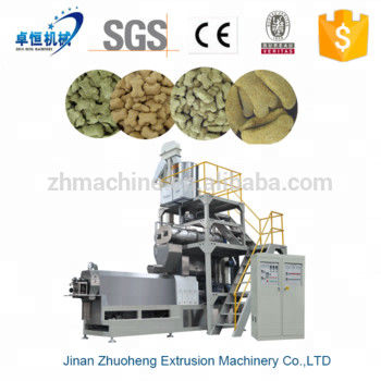 Máquina de fabricación de alimentos para mascotas multifunción de capacidad máxima 120-150/250-300/500/1000-1200 kg/h