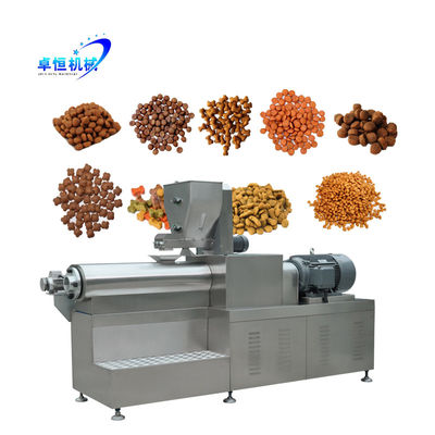 Máquina de fabricación de pellets de alimento para peces de acero inoxidable de grado alimenticio duradero para alimentos para mascotas pequeñas