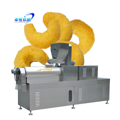 75kw máquina automática para hacer bocadillos de arroz de maíz queso bola de polvo de Zhuoheng