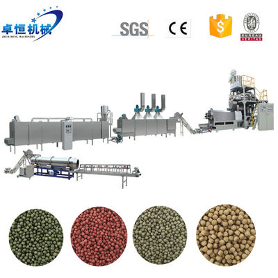 Máquina de extrusión flotante de alimento para peces de acero inoxidable 304 para línea de producción de alimentos para perros