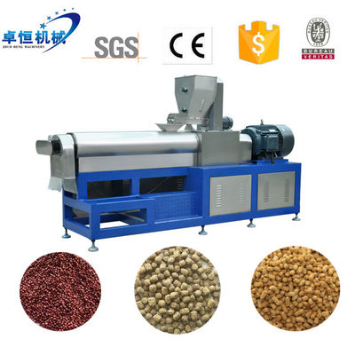 Máquina de extrusión flotante de alimento para peces de acero inoxidable 304 para línea de producción de alimentos para perros