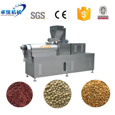 Máquina de extrusión flotante de alimento para peces de acero inoxidable 304 para línea de producción de alimentos para perros