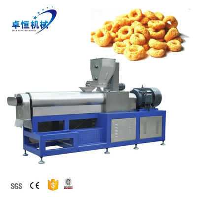 3000 KG Industrial Crispy puffed chips de maíz bocadillos máquina de fabricación para la planta de alimentos