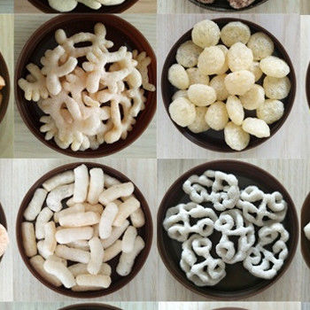 3000 KG Industrial Crispy puffed chips de maíz bocadillos máquina de fabricación para la planta de alimentos