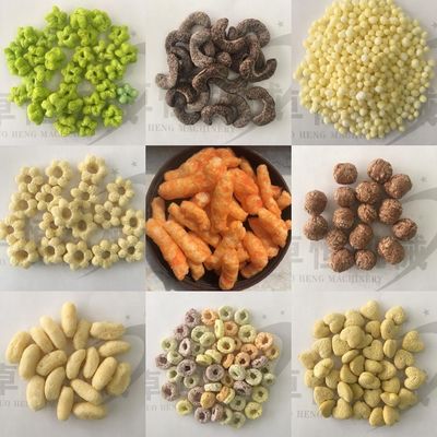 Ahorro energético de tiempo libre bocadillos de refrigeración de alimentos extrusora para la línea de producción de refrigeración de maíz