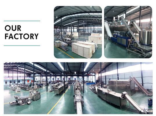 Máquina de procesamiento de alimentos para mascotas de acero inoxidable para planta de fabricación 23*3*3m automática