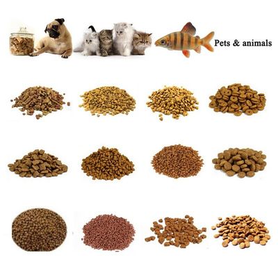 Línea de producción de extrusores automáticos de alimentos para mascotas de acero inoxidable con inspección por video