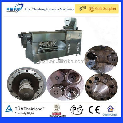 Extrusor de tornillo único personalizado Macaronías máquina de producción de pasta para la industria