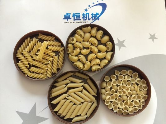Fácil de operar línea de producción de máquina de fabricación de pasta de macarrones en espiral multifunción