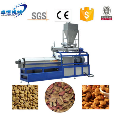 Video de salida-inspección proporcionada Extrusor de alimentos para mascotas para línea de producción de alimentos para perros y gatos