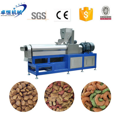 Línea de producción completa controlada por PLC Máquina de fabricación de pellets de alimentos para perros y gatos