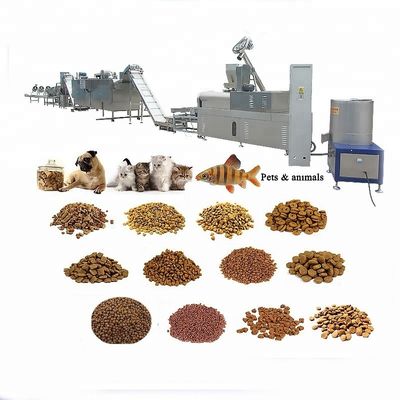 Maquinaria para la fabricación de alimentos para animales de compañía para peces de compañía