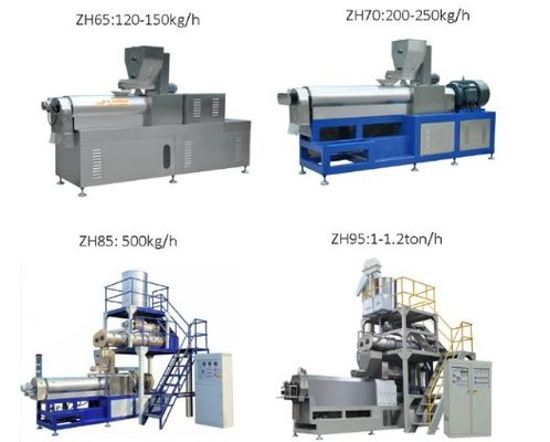 Instalación de fabricación de máquinas de extrusión de alimentación flotante automática para peces de doble tornillo industrial