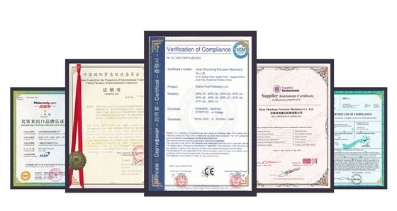 Componentes del núcleo del motor Máquina automática de extrusión de pasta corta para la producción de plumas