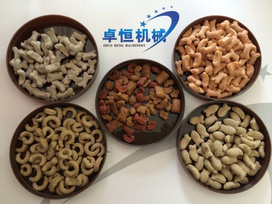 Fácil de operar máquina de extrusión de pellets flotante de alimento para peces con tornillo doble personalizado