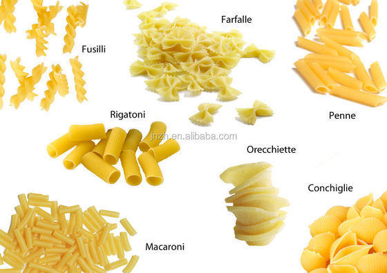 Línea de producción de pasta de macarrones comerciales multifunción con máquina de hacer fideos