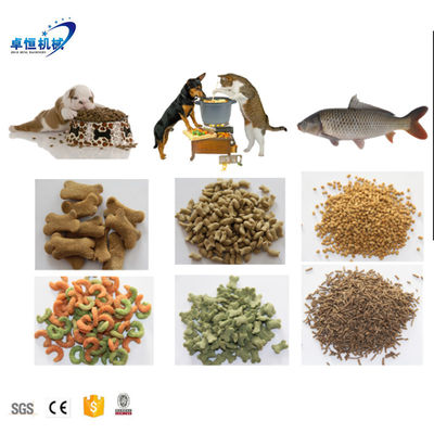 Máquina de pellets para alimentos para mascotas de 5000 kg de capacidad fácil de operar y diseño de plumas