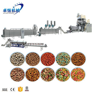 Línea de producción de extrusores de alimentación para peces de doble tornillo de 5 toneladas/h para la piscicultura