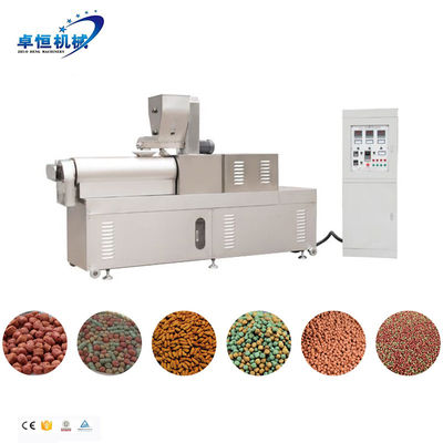 5 toneladas/h Máquina automática completa para la fabricación de alimentos para animales de compañía para peces 23*3*3m